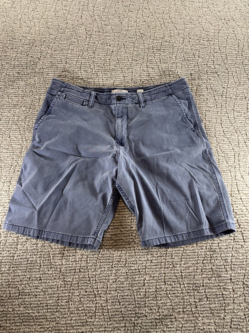 Lucky Brand Men’s Size 38 Faded Navy Saturday Stretch Chino Shorts